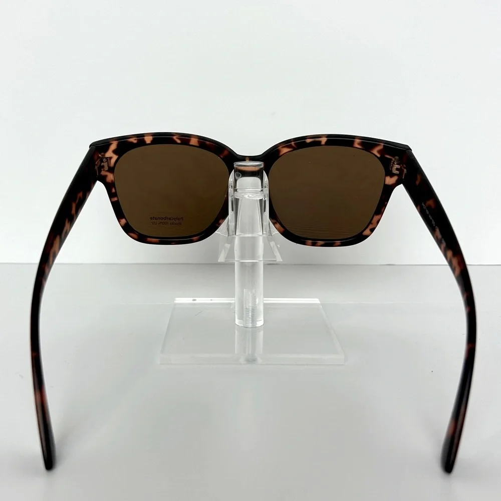 Sunglasses Women's Leopard Frame Fashion Oversized Square Shades NEW